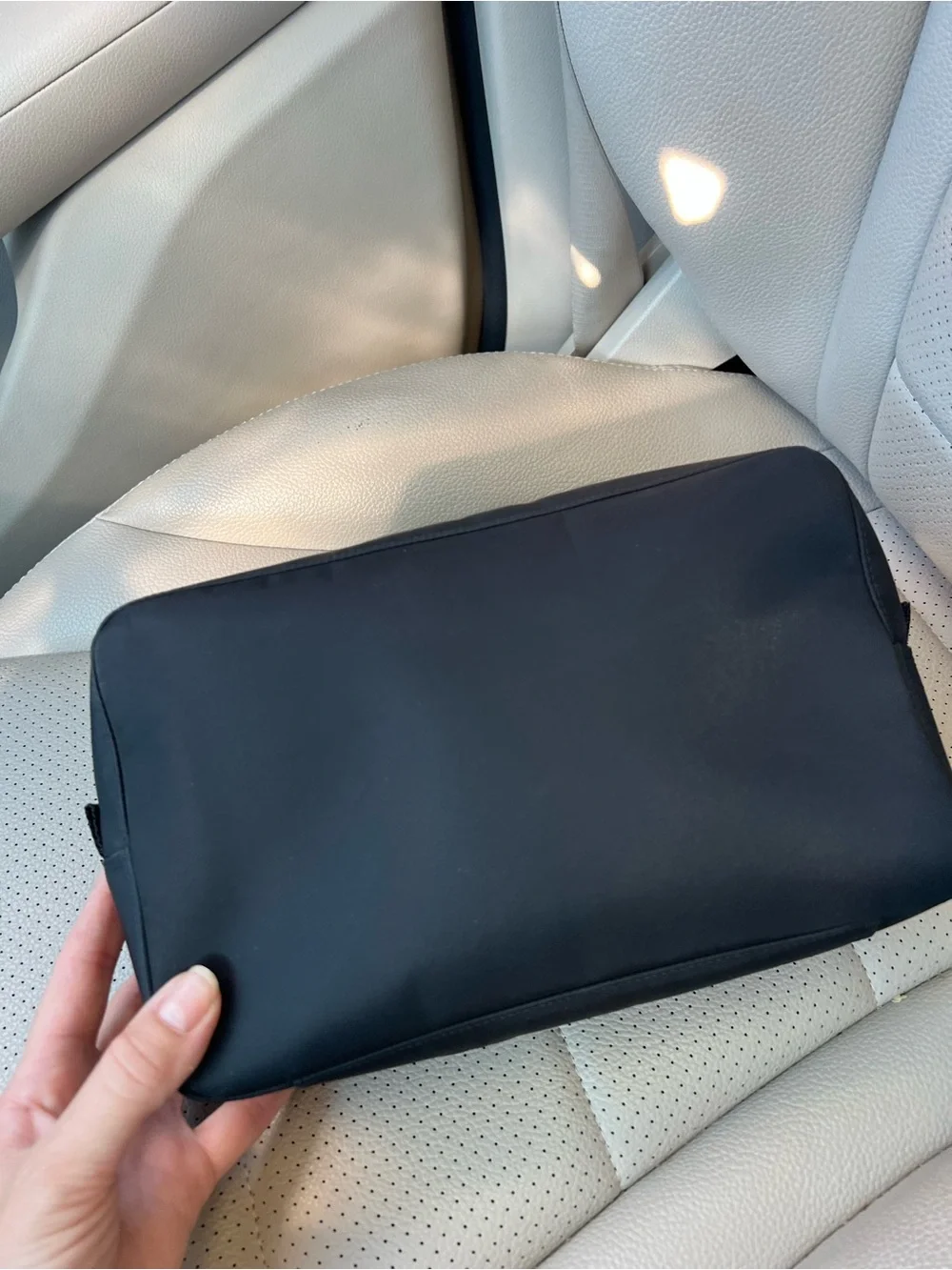 Authentic RIMOWA black travel pouch Toiletry Bag Makeup bag